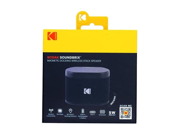 Kodak SoundBrix Wireless Stack Speaker (Bass Black)
