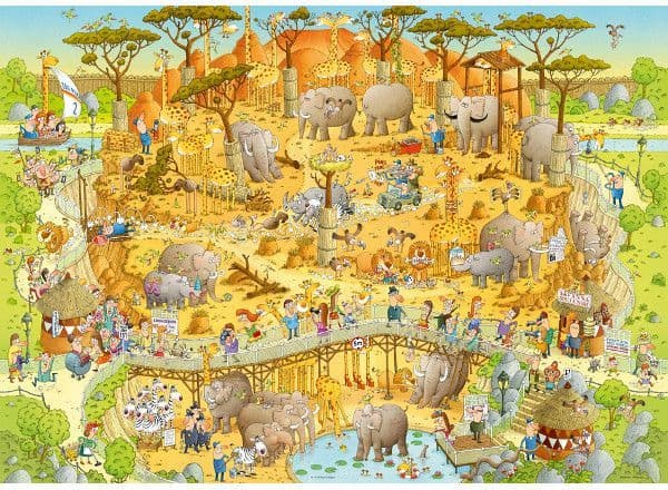 Heye Puzzle 29639, 1000 stykker, Dyr