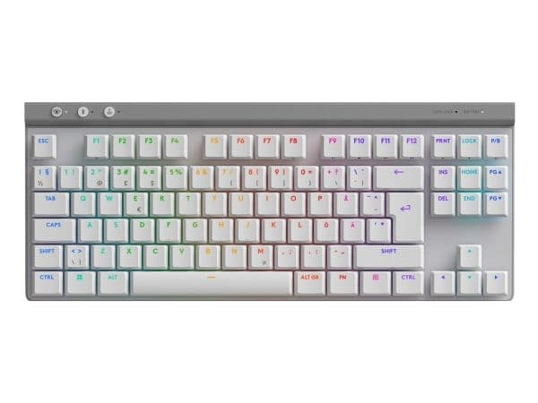 G515 LIGHTSPEED TKL taktil, vit (nordisk)