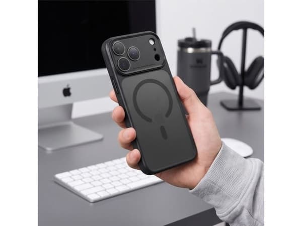 Tech-Protect MagPrime MagSafe CC Case for iPhone 18 Pro / iPhone 17 Pro - Matte Black