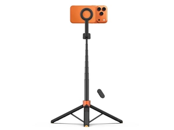 TECH-PROTECT L10S MAGSAFE BLUETOOTH SELFIE STICK TRIPOD BLACK/ORANGE