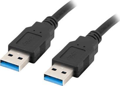 Lanberg - USB-kaapeli - USB Type A (han) til USB Type A (han) - USB 3.0 - 1,8 m - lajittelu