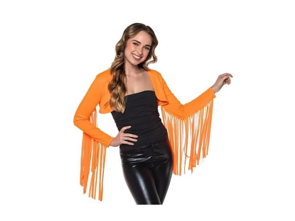 Neon orange Rave-bolero