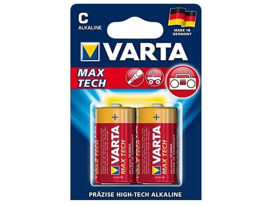 Varta Max Tech 04714 - Batteri 2 x C - alkaliskt
