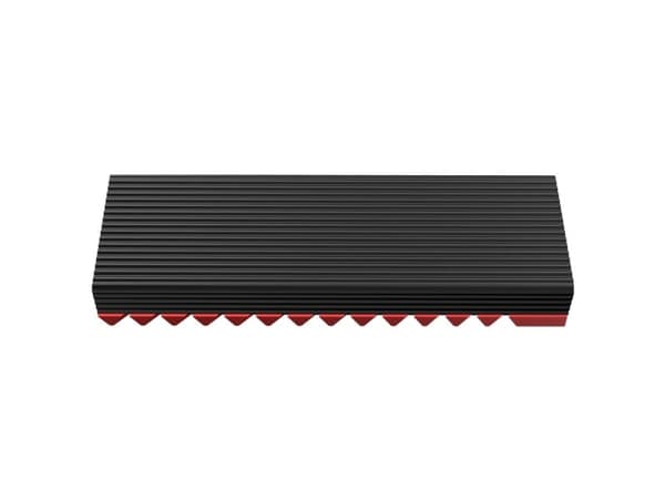 Jonsbo M.2-3 RED, Kjøleribbe/Radiator, Sort, Rød