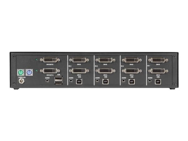 Black Box SECURE KVM SWITCH, DH, 4-PORT,DVI-I,USB