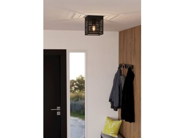 EGLO PIEDRITAS loft E27 180x180 svart