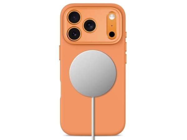 Tech-Protect Uniq MagSafe CC case for iPhone 18 Pro / 17 Pro - orange