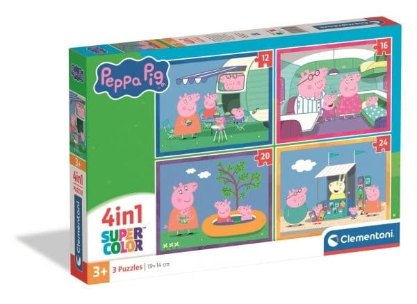 Puslespill 4-i-1 Peppa Pig 2026
