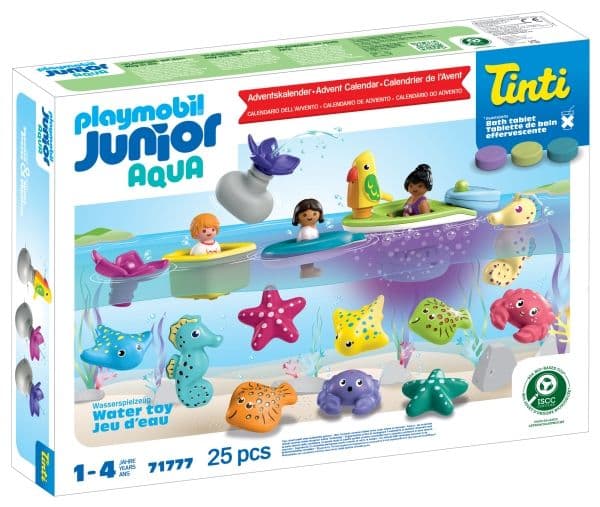 Adventskalender – Farverig badetid