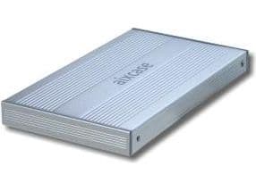Aixcase AIX-SUB2S - Förvaringslåda - 2.5" - SATA 3Gb/s - USB 2.0 - silver