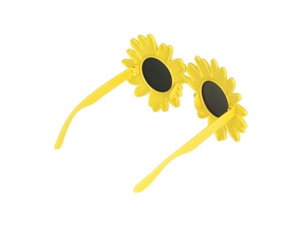 Gule blomster briller