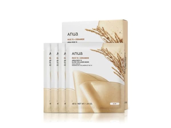 Anua Rice 70 Glow Collagen Mask
