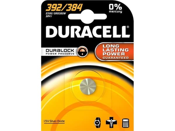 Duracell 384/392 - Batteri SR41 - sølvoksid - 45 mAh