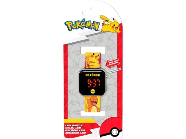 Digital Led barnearmbåndsur for barn / Pokemon Pikachu / Pok4435