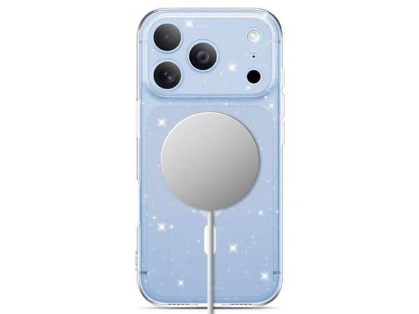 Tech-Protect FlexAir MagSafe Case for iPhone 17 Pro Max / 18 Pro Max - Clear Glitter
