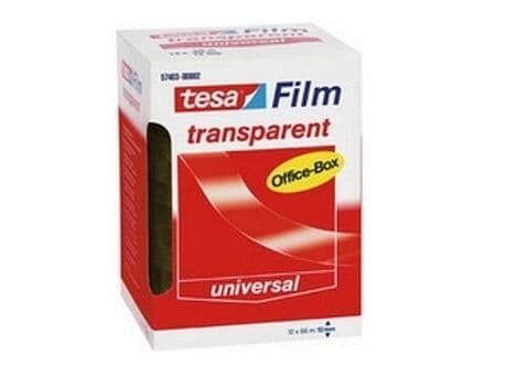 Tape, Tesafilm, transparent, 8 ruller, 19 mm x 66 m