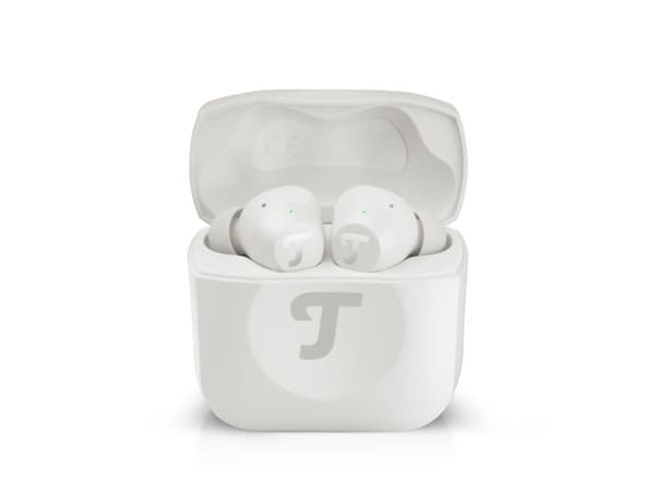Teufel AIRY TWS PRO - True wireless-hodetelefoner - i øret - Bluetooth - sølvhvit
