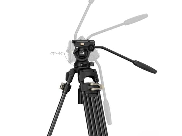 SmallRig 4686, 3 ben, Sort, 187 cm, 4,1 kg