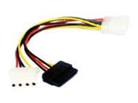 Gembird CC-SATA-PSY2 - Strømadapter - 4-pin intern strøm, SATA-strøm til 4-pin intern strøm (hann) - 13.5 cm