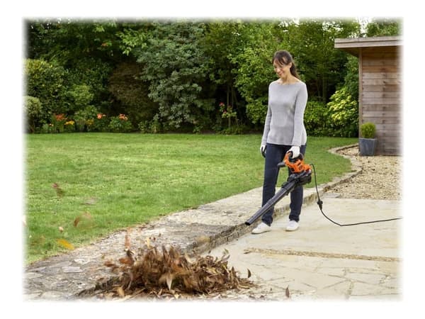 Black+Decker 3000W lövdammsugare/blåsare