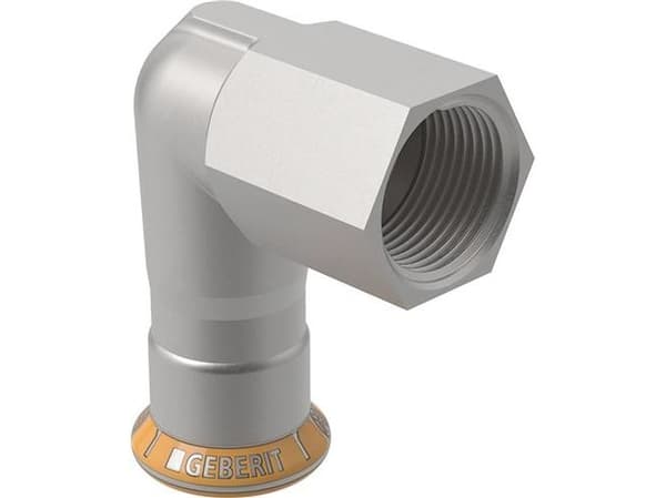 Overgangsvinkel 90° m/muffe 22-3/4'' Therm