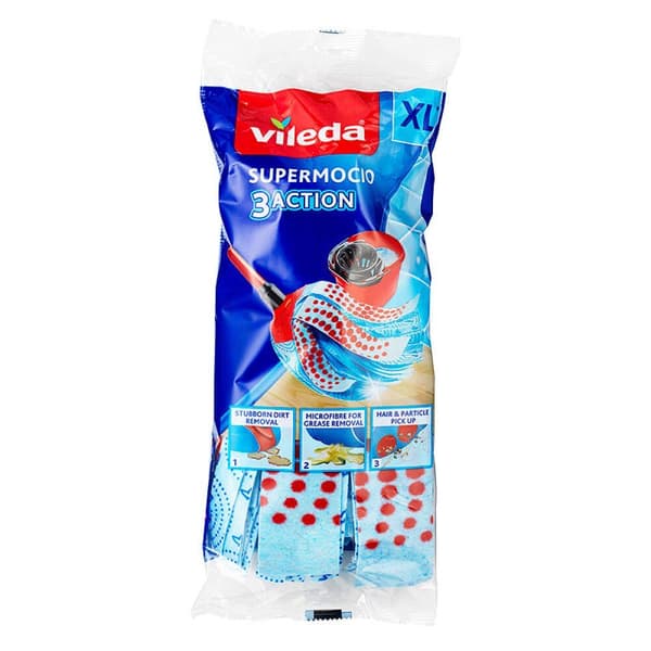 Vileda SuperMocio 3Action -täyttöpakkaus