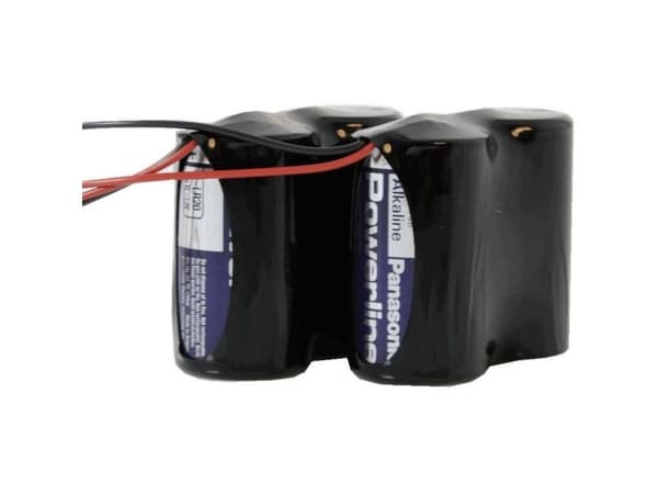 ABUS FU2986, Engångsbatteri, Alkalisk, 2 styck, Svart