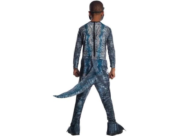 Blått drak-/Jurassic World-kostym