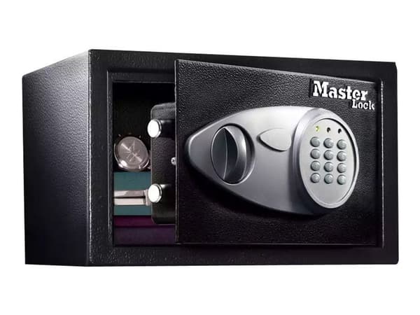 Master Lock Medium No. X055ML - Säker - massivt stål - grå, svart