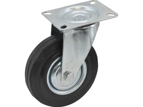 AWTOOLS AWTOOLS BLACK svängbart gummihjul 200mm