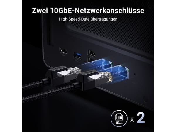 Ugreen NASync DXP8800 Plus - NAS-server - 128 GB - SSD 128 TB x 1