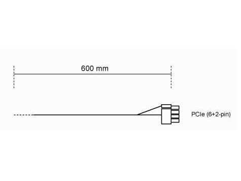 BE QUIET PCI-E POWER CABLE CP-6610