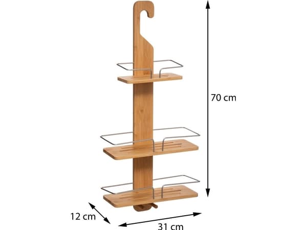 5five Simply Smart badrumshylla i bambu NIV, 70 cm, bambu