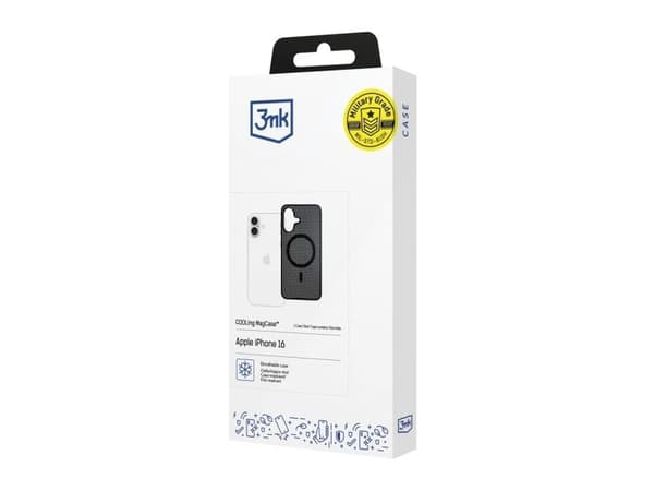 3MK COOLing MagCase-etuie til Apple iPhone 16 Plus