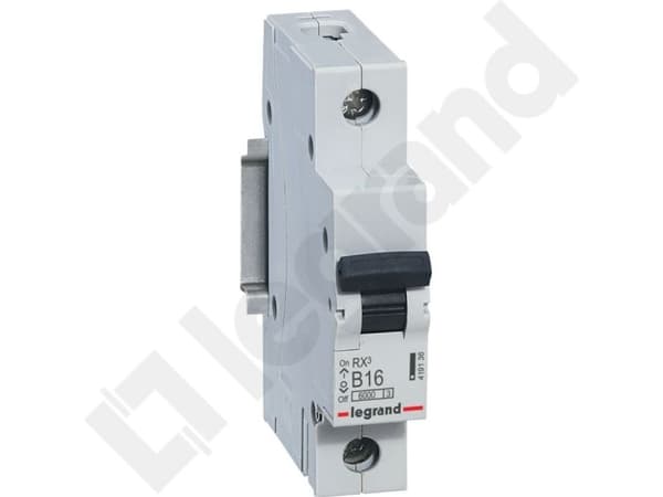 Legrand RX3, Dvärgbrytare, Typ B, IP20, 210 - 250 V