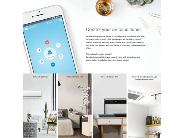 Sensibo Sky smart styrenhet för luftkonditionering – Storm Grey