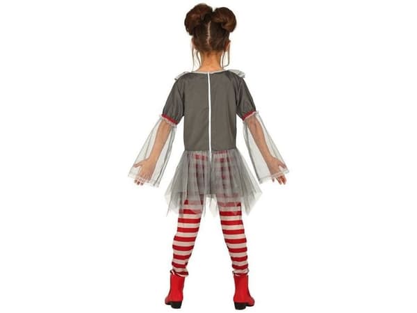 Dålig clown flicka-kostym
