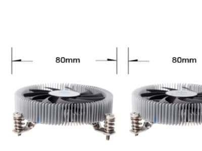 Silverstone Nitrogon NT07-115X - Processorkylare - (Socket 1156, Socket 1155, Socket 1150) - Aluminium med kopparbas - 80 mm (SST-NT07-115X)