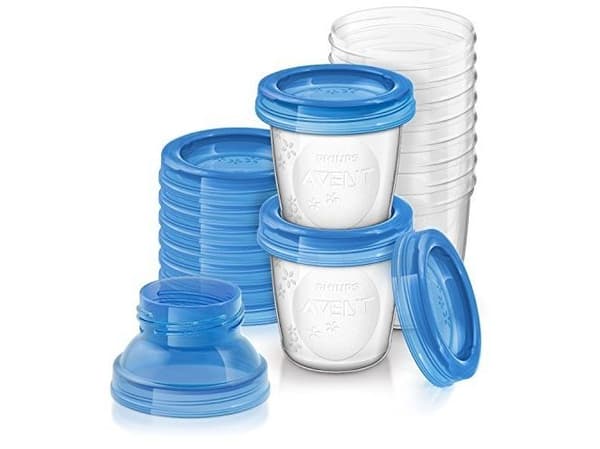 Philips Avent kopper for oppbevaring av morsmelk