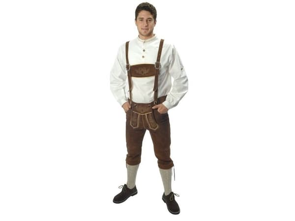 Ægte lederhosen, brun
