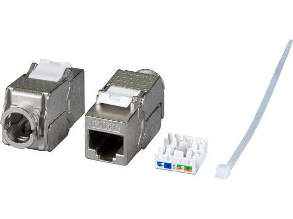 EFB Elektronik E-200100, Flat, Metallisk, RJ-45, IDC, Hunkjønn, Hunkjønn