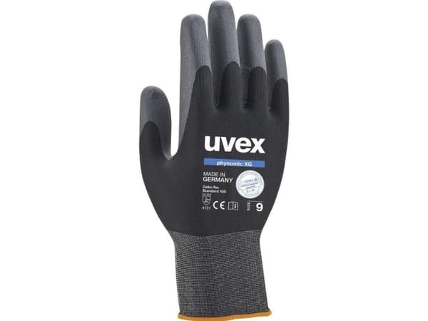 Uvex 6007006, Sort, Voksen, Voksen, Unisex, 1 stykker, Elastan, Polyamid