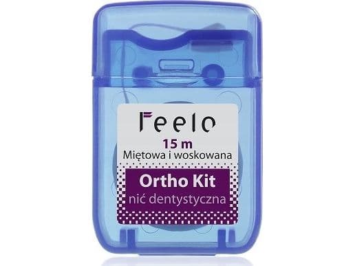 Feelo ortodontisk sett i kosmetikkveske blå