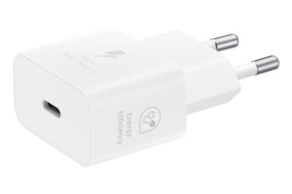 Samsung EP-T2510 - Strömadapter - 25 Watt - 3 A - SFC, PD 3.0 (USB-C) - vit