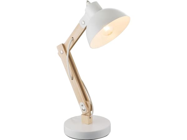 Globo bordlampe hvit (21502)