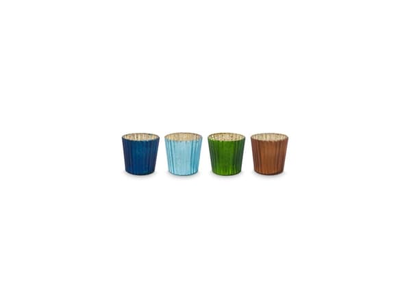 PIP Studio Set/4 TeaLight Blue 7x7