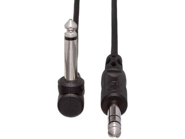 Hosa Technology CPP-103R, 6.35mm TS, Hankjønn, 6.35mm TS, Hankjønn, 0,9 m, Sort