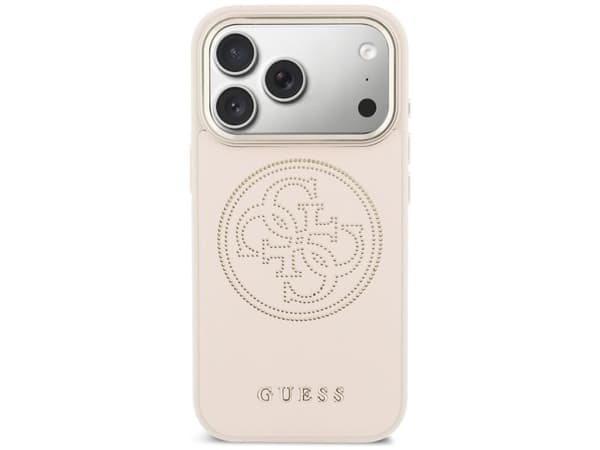 Guess perforert 4G MagSafe-etui for iPhone 17 Pro - rosa