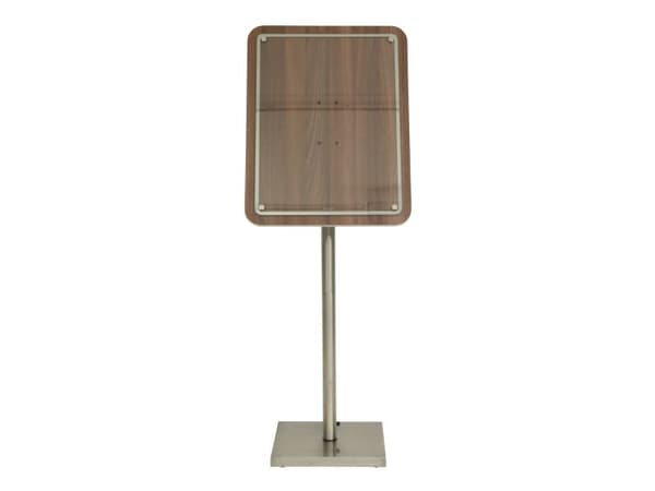 Securit® 4xA4 GLASS STAR informationsdisplay valnød